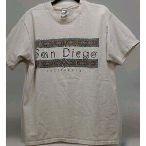 VTG 1994 San Diego Tribal Aztec Graphic Tee Men’s M Hanes Beefy Single Stitch US
